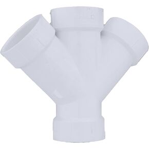 CHARLOTTE PIPE 3 DWV DOUBLE WYE DWV (DRAIN, WASTE AND VENT) (1 Unit Piece)