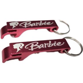 2 Keychain Bottle Opener - Engraved, Compact, Versatile & Durable (Black Toyoda)