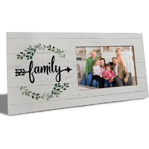 Family Picture Frame, Best Family Gifts, Family Gifts for Christmas, Family Gifts for Kids and Adults, Gifts for Family, Family Where Love Never Ends 4x6 Picture Frame, Horizontal