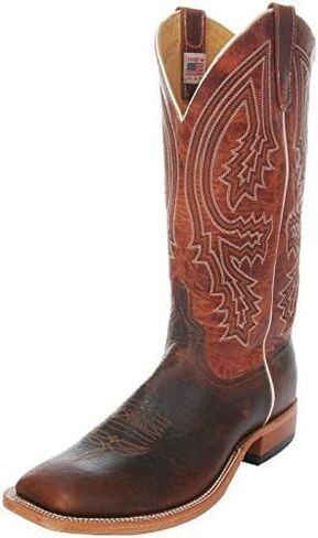 حذاء Anderson Bean S1105 للرجال بمقدمة مربعة من Mike Tyson Bison Rust Lava in Saudi Arabia