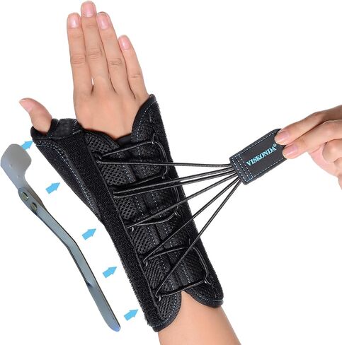 Wrist Brace with Thumb Spica Splint Support for De Quervain's Tenosynovitis,Carpal Tunnel Syndrome,Arthritis,Wrist ganglion cyst,Sprains&Forearm Support Cast(Right Hand,Medium) in Saudi Arabia