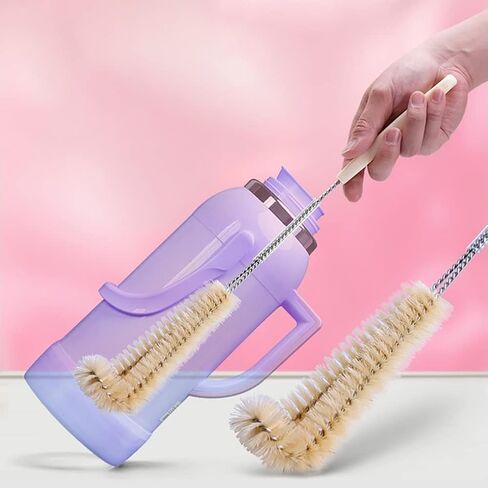 Water Bottle Cleaning Brushes Long Cup Cleaner Brush Sports Bottle Washing Brush Flexible Scrubber Brush Tumbler Wash Brush Narrow Pipe Brush in Saudi Arabia
