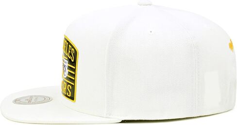 Mitchell & Ness Snapback Hat Adjustable Cap - Black/Gold Metal Pin in Saudi Arabia
