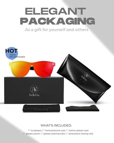 MESHA Polarized Rimless Sunglasses for Men and Women, Trendy Unisex Lightweight Sunglasses in Saudi Arabia