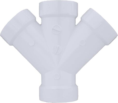 CHARLOTTE PIPE 3 DWV DOUBLE WYE DWV (DRAIN, WASTE AND VENT) (1 Unit Piece) in Saudi Arabia