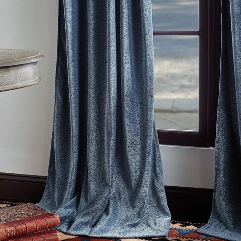 Martha Stewart Naples Chenille Solid Back Tab Window Curtain Panel Pair, 84, Natural in Saudi Arabia