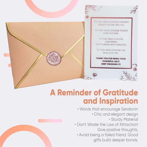 Thank You Gift Box for Women - Appreciation Package for Nurse, Doctor, Teacher - Gift Basket for Sister, Mom, Friend and Family with Candle, Electric Lighter, Artificial Plant and Message Board in Saudi Arabia