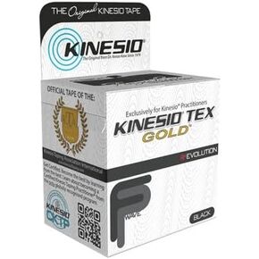 Kinesio Tex Gold FP Kinesiology Tape (Black 1 Roll)