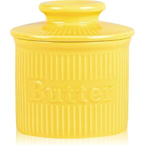 Black-White Butter Keeper Soften Butter Safely at Room Temperature, Get Fresh Tasting at Any Time