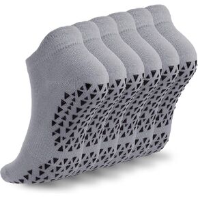Ultrafun 6 Pairs Grip Pilates Socks for Women Non Slip Yoga Socks for Barre Ballet Barefoot Workout Hospital