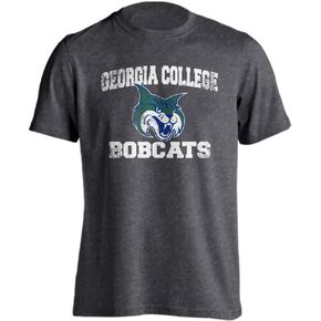 Georgia College Bobcats Retro Distressed Short Sleeve T-Shirt