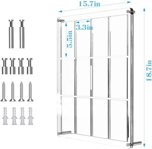 حافظة عرض بطاقات متدرجة من الأكريليك - حافظة عرض بطاقات بيسبول رياضية شفافة، إطار عرض جداري لبطاقة التداول مع حماية من الأشعة فوق البنفسجية لكرة القدم وكرة السلة والهوكي in Kuwait