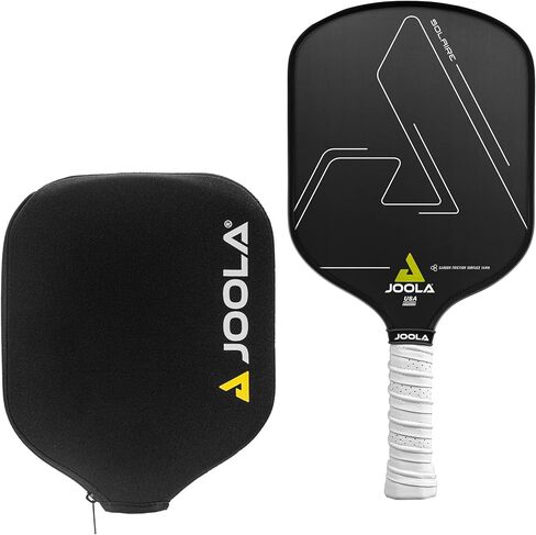 JOOLA Solaire Professional Pickleball Paddle with Carbon Friction Surface - Ideal Combination of Spin, Power, & Control - Pickleball Racket with Reactive Polypropylene Honeycomb Core 14mm in Saudi Arabia