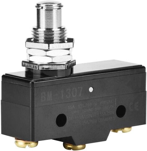 Oumefar 250V Micro Momentary Limit Switch Flexible Electrical Normally Open Snap Action Micro Limit Switch 15A for Circuit(BM-1307) in Saudi Arabia