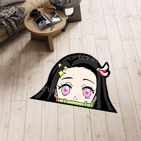 Anime Rug Anime Area Rugs Anime Carpet Cartoon Shape Rugs for Home Gaming Room Livingroom Bedroom Decor Non-Slip Comfort in Saudi Arabia