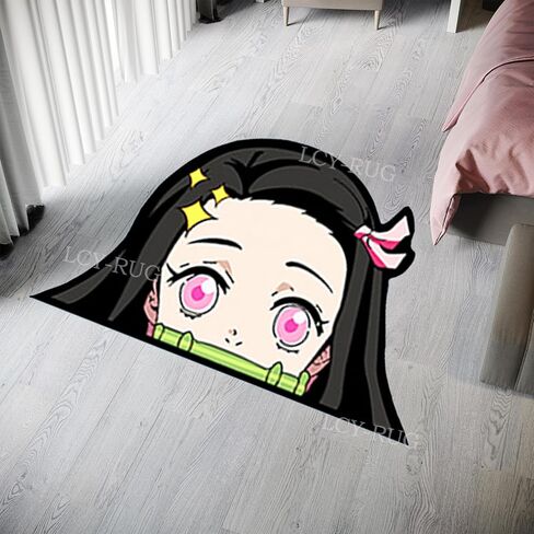 Anime Rug Anime Area Rugs Anime Carpet Cartoon Shape Rugs for Home Gaming Room Livingroom Bedroom Decor Non-Slip Comfort in Saudi Arabia