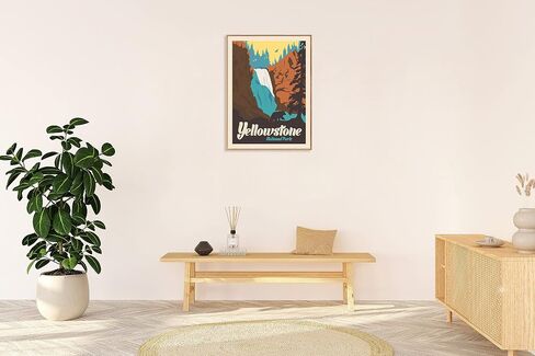 HerZii Prints Cuyahoga National Park Posters & Prints Vintage National Parks Poster | Nature Wall Art Decor | Mountain Travel Posters (12x16 UNFRAMED) in Saudi Arabia