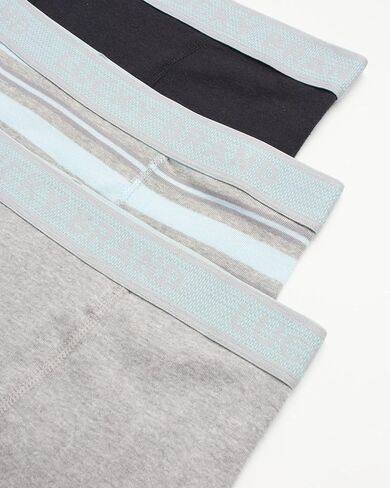 Lucky Brand Mens Underwear Boxer Briefs - 3 Pack Soft Cotton Blend Boxers for Men with Functional Fly Pouch, 6" Inseam in Saudi Arabia