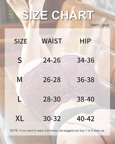 ملابس داخلية من الدانتيل بخصر عالٍ من ASIMOON للنساء سراويل داخلية صفيق قابلة للتنفس ناعمة وقابلة للتمدد على شكل حرف V سراويل داخلية in Kuwait