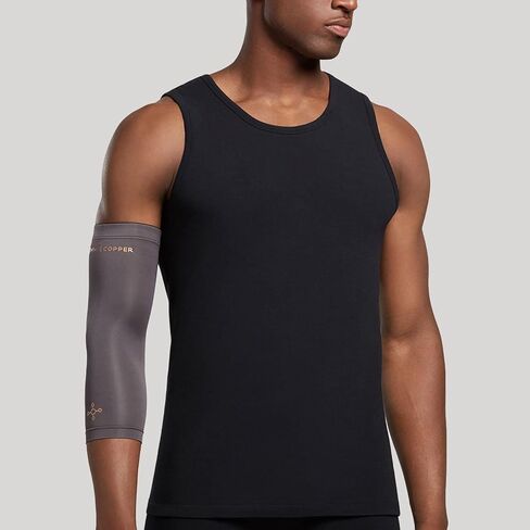 Tommie Copper Elbow Compression Sleeve For Tennis, Golfer's Elbow, Adjustable, Breathable Copper Elbow Brace in Saudi Arabia