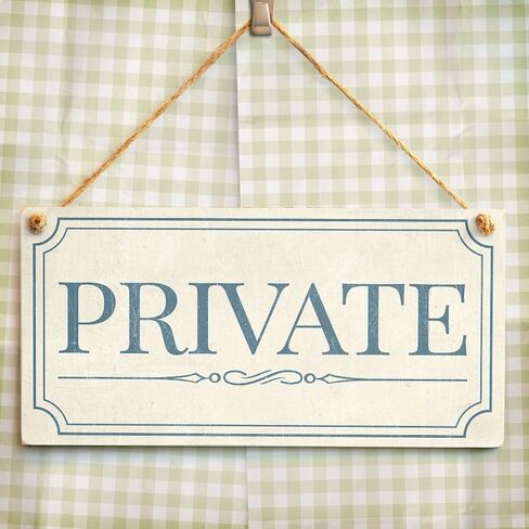 Meijiafei Private Function - Shabby Chic Style Home Accessory Gift Sign/Plaque for Home Office/Study Door 10" X 5" in Saudi Arabia
