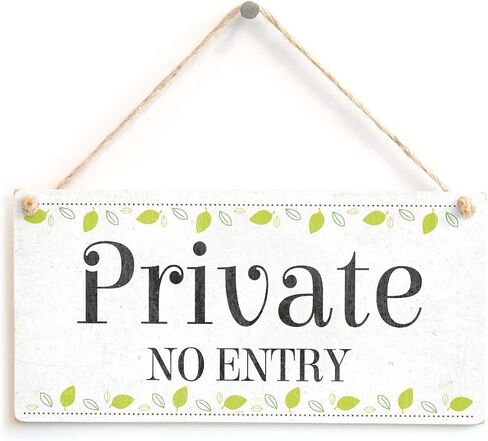 Meijiafei Private Function - Shabby Chic Style Home Accessory Gift Sign/Plaque for Home Office/Study Door 10" X 5" in Saudi Arabia