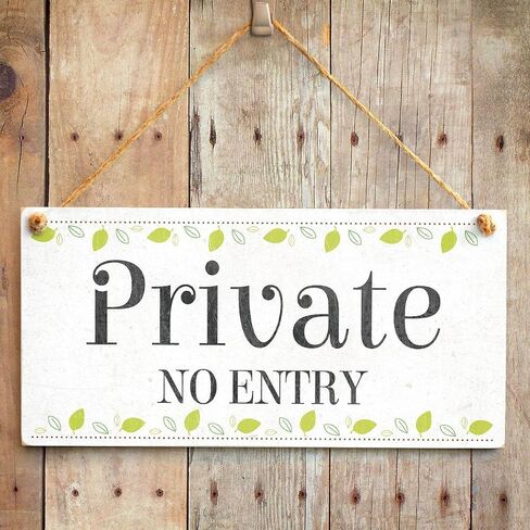 Meijiafei Private Function - Shabby Chic Style Home Accessory Gift Sign/Plaque for Home Office/Study Door 10" X 5" in Saudi Arabia