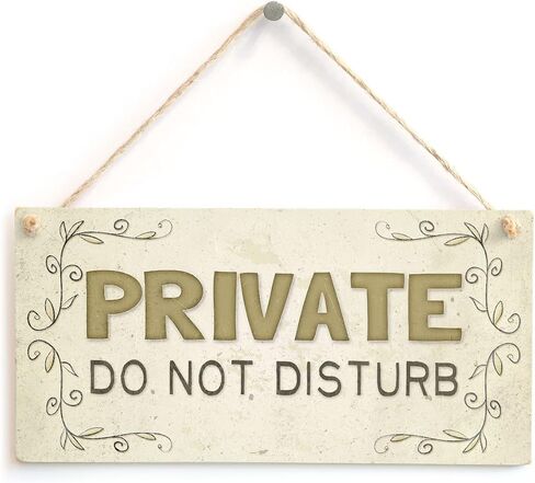 Meijiafei Private Function - Shabby Chic Style Home Accessory Gift Sign/Plaque for Home Office/Study Door 10" X 5" in Saudi Arabia