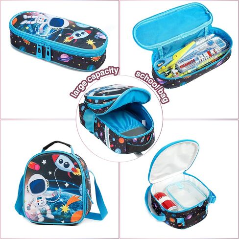 Rolling Backpack for Boys Backpack with Wheels Backpack with Lunch Box Set Kids Suitcase for Boys Primary School Rolling Backpack with Wheels Boys Wheeled Backpack for School in Saudi Arabia