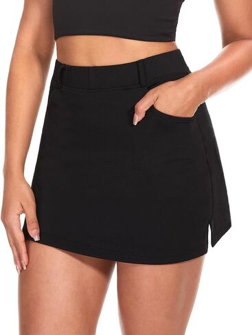 Women's Tennis Skirts Athletic Activewear Skorts with Pockets Stretchy A Line Mini Skirt for Golf in Saudi Arabia