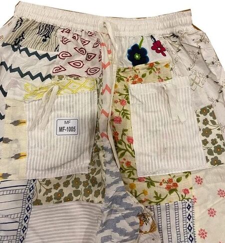 RAJBHOOMI HANDICRAFTS Women's Patchwork Boho Pants - Loose Yoga Harem Joggers - Casual Bohemian Hippie Palazzo Lounge Comfy in Saudi Arabia