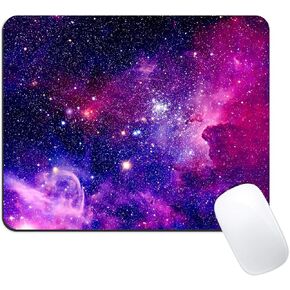 Dynippy Mouse Pad [56% Larger] Gaming Mouse Pads Non-Slip Rubber Base Mousepad Rectangular Mouse Mat for Desktop Computer Laptop Gaming Office & Home 11.8x9.8x0.12 inches - Black Pink Gold Marble