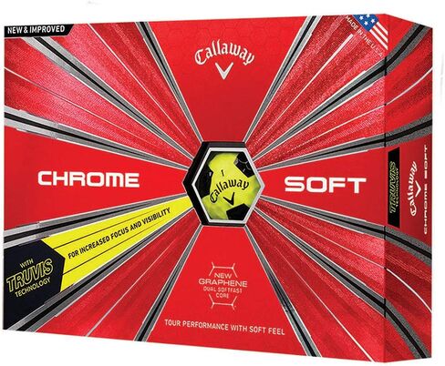 Callaway Golf Chrome Soft Truvis Golf Balls, (One Dozen), Prior Generation in Saudi Arabia