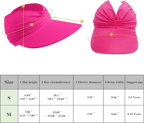 Jastore Kids Visor Sun Hat Adjustable Girls Tennis Hat Sports Boys Hat Travel Running Golf Visor Cap UPF 50+ in Saudi Arabia