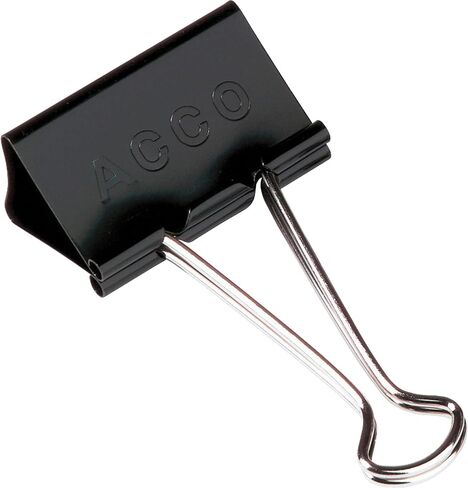 ACCO Binder Clips, Mini, 1 Box, 12 Clips/Box (72010) in Saudi Arabia