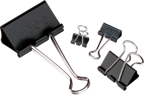 ACCO Binder Clips, Mini, 1 Box, 12 Clips/Box (72010) in Saudi Arabia