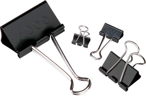 ACCO Binder Clips, Mini, 1 Box, 12 Clips/Box (72010) in Saudi Arabia