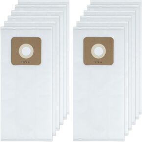 12 Pack Type A HEPA Media Vacuum Bags for Simplicity S20EZM,for 5000/6000 Series & Riccar R Series,for 2000/4000 Series Upright Vacuum Cleaners, Replacement part SAH-6/RAH-6