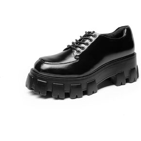 DREAM PAIRS Women's Platform Oxfords Shoes Chunky Lace Up Lug Sole Comfy Dress Shoes