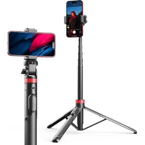 Eicaus 72'' Phone Tripod, Tripod for iPhone & Selfie Stick Tripod with Phone Mount and Remote - Upgraded, Stable, and Portable Tripod for iPhone 15/14/13, Android, Cameras and Action Cameras