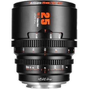 7artisans 10mm/16mm/25mm/35mm/50mm/85mm T2.1 Cine Lens for Sony E Mount APS-C 260° Ultra Long Focus Large Aperture Prime Mirrorless Camera Lens for Portraiture/Street Photography/Humanistic(10mm)