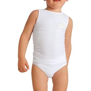 سترة للأولاد والبنات من ألياف الحليب 5941 من RelaxMaternity Baby - مقاس واحد من 6 إلى 36 شهرًا، 100% صنع في إيطاليا