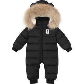 Baby Girl Winter Snowsuit Newborn Boy Warm Coat Toddler Snow Suit Infant Clothes