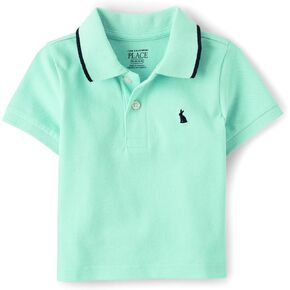 The Children's Place Baby Boys' and Toddler Short Sleeve Knit Polo