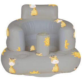 SplashEZ Inflatable Baby Seat - Sit-Up Chair for Baby 3 Months to 3 Years - Inflatable Infant Chair for Sitting Support - Blow-Up Baby Seat with Air Pump - Sit Me Up Seat for Home, Floor, Travel