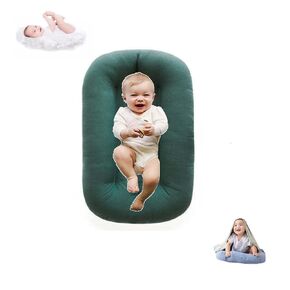 Baby Lounger Snuggle Me Lounger for Infants 0-12 Months, Bionic Design Baby Nest Sleeper Baby Lounger Soft Organic Cotton Breathable Lounger (F)