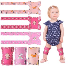 3 Pairs Crawling Knee Pads for Baby Anti Slip High Grip Knee Pads Infant Knee Protectors for Infant, Toddler, Crawler(Boy)