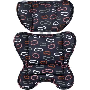 Infant Insert Compatible with Doona Car Seat Strollers - Universal Newborn Car Seat Head and Body Support Pillow - Baby Car Seat Stroller Cushion - Black