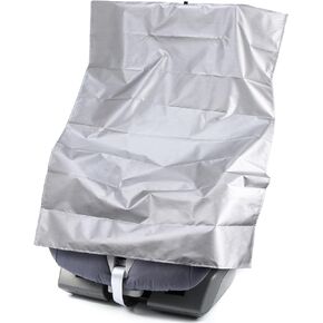 Baby Car Seat Sun Shade Cover,Toddler Car Seat Cooler Car Seat Heat Protector with Draw String,Block Sunlight UV Ray Keeps Baby Seat at A Cool Temperature,Baby Travel Accessories 42.5" x 29"