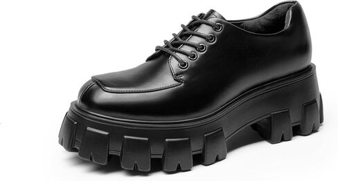 DREAM PAIRS Women's Platform Oxfords Shoes Chunky Lace Up Lug Sole Comfy Dress Shoes in Saudi Arabia